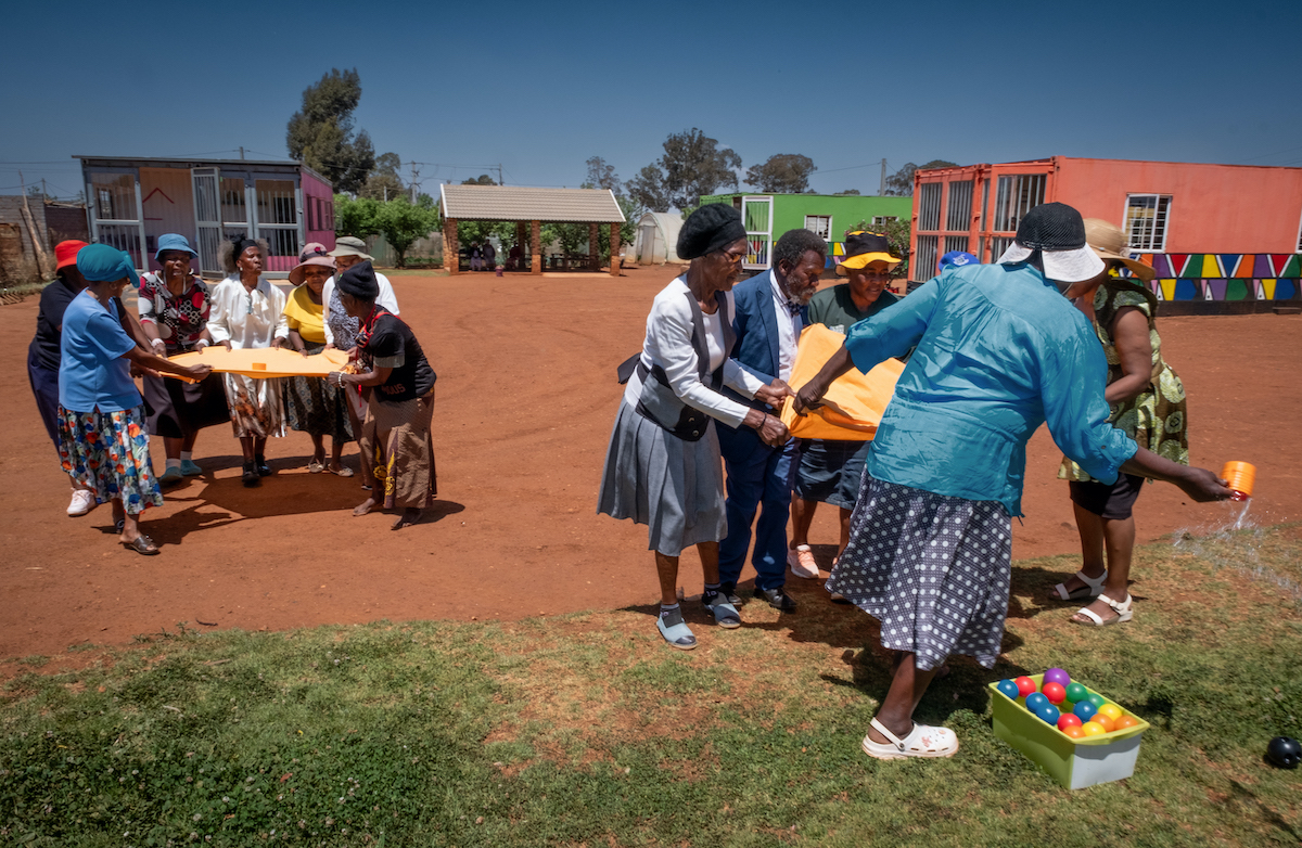 fun activities with the granny club - a winnie mabaso project
